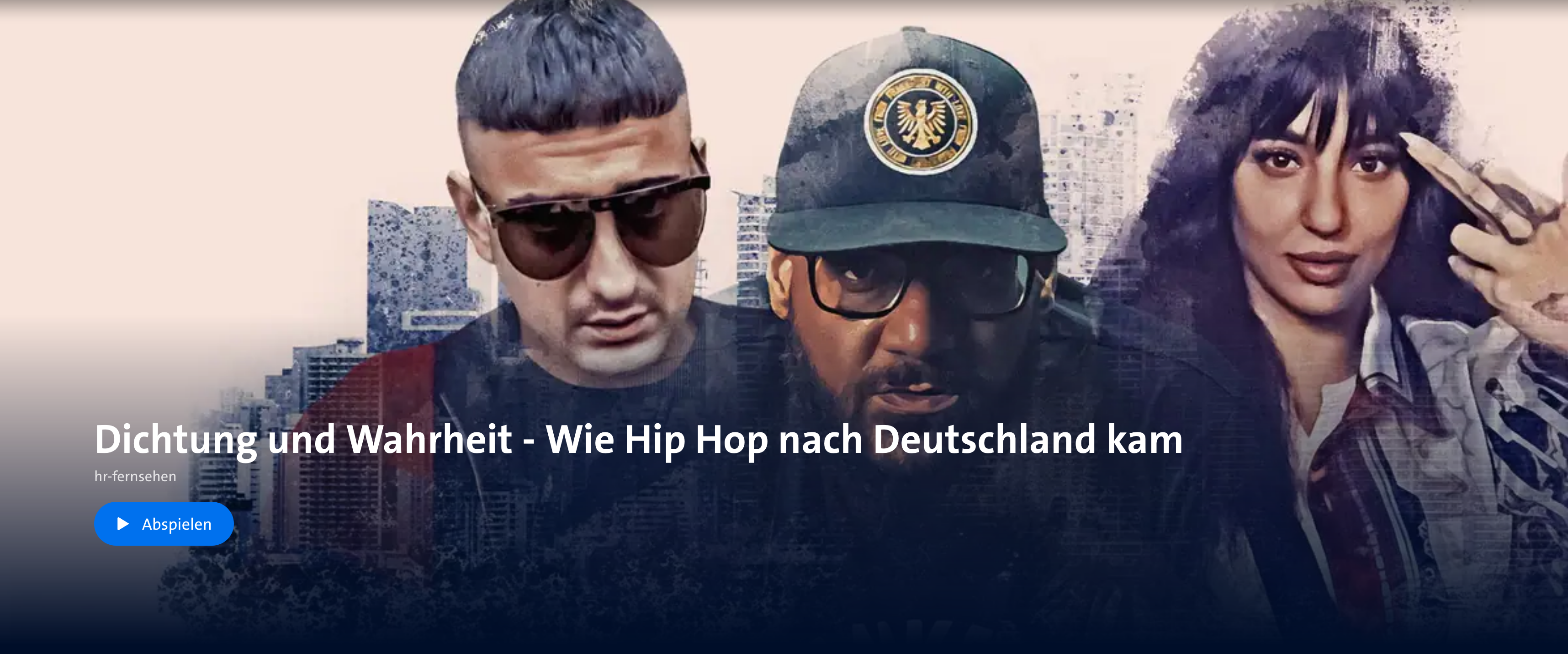 Dichtung und Wahrheit HipHop Deutschland Frankfurt Dokumentation