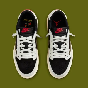 Travis scott air kordan 1 Low Olive Reverse Mocha Release