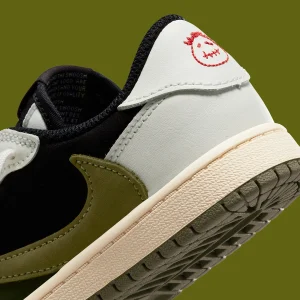 Travis scott air kordan 1 Low Olive Reverse Mocha Release