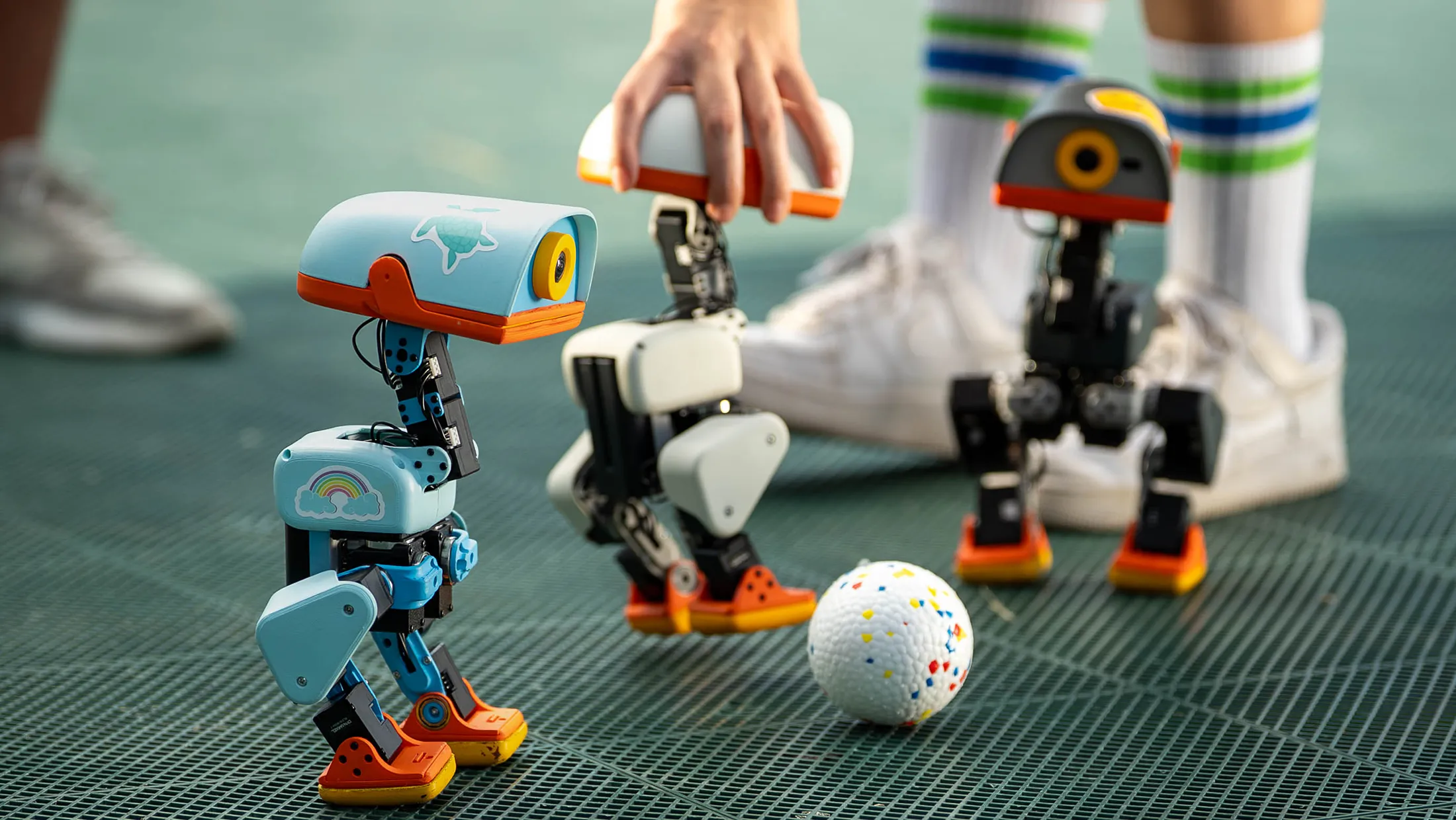 Pollen Robotics and Hugging Face Microduck