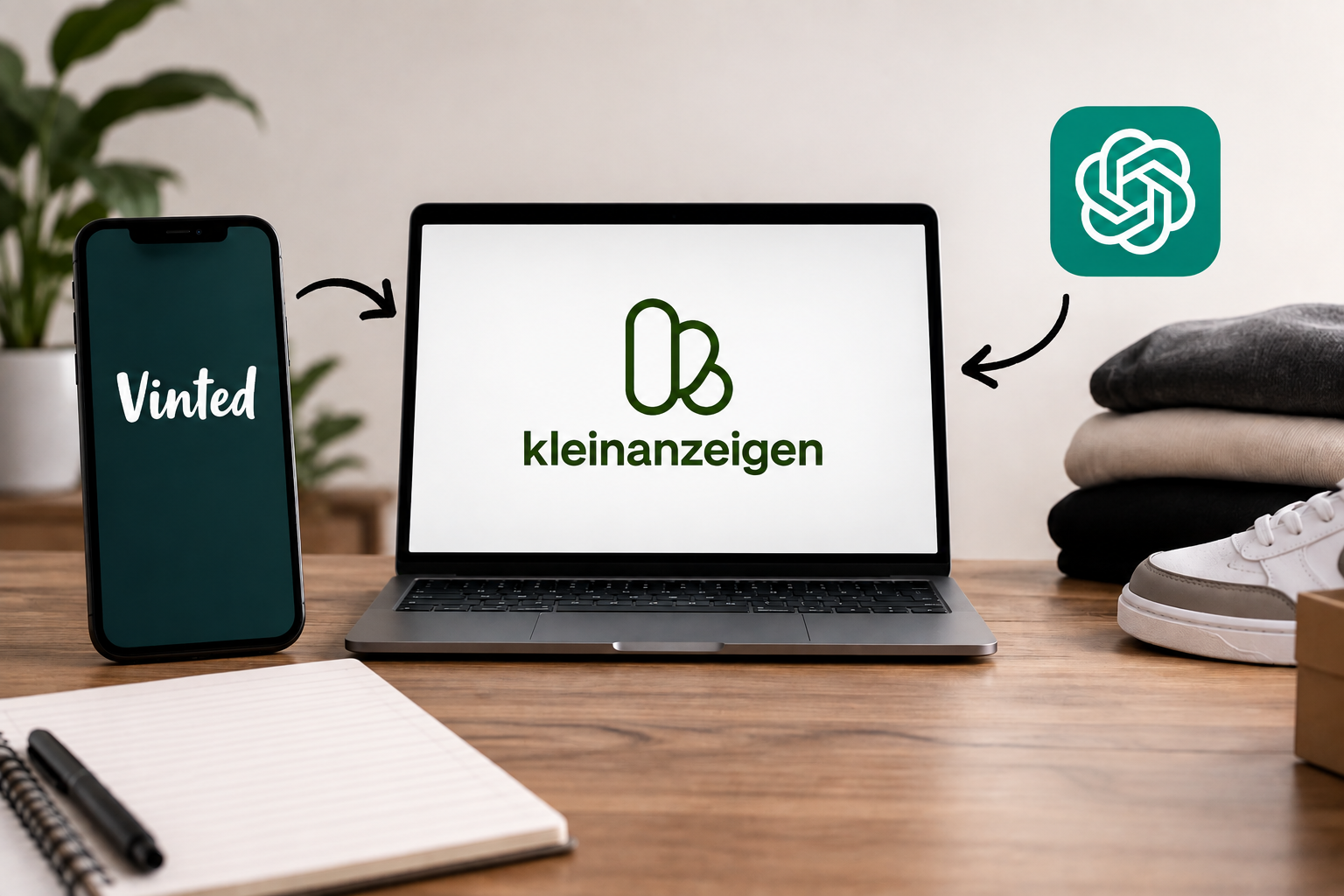 ChatGPT Anzeigen Vinted und Kleinanzeigen